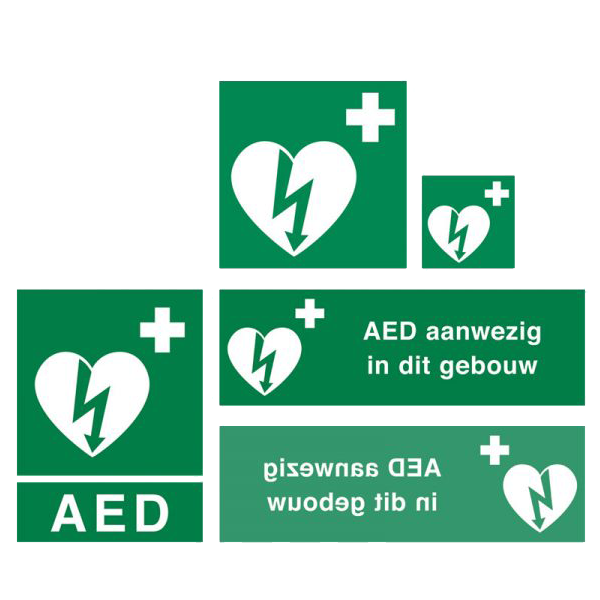 Complete AED stickerset
