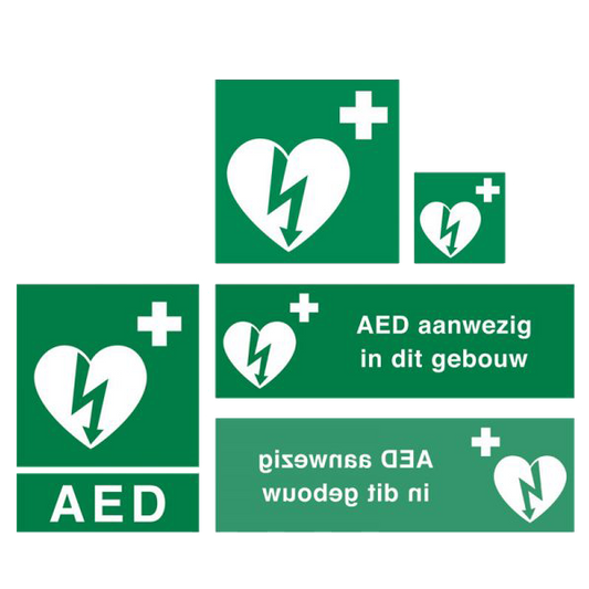 Complete AED stickerset